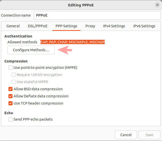 Configuring PPPoE on Linux,5 - Internet provider Briz in Odesa