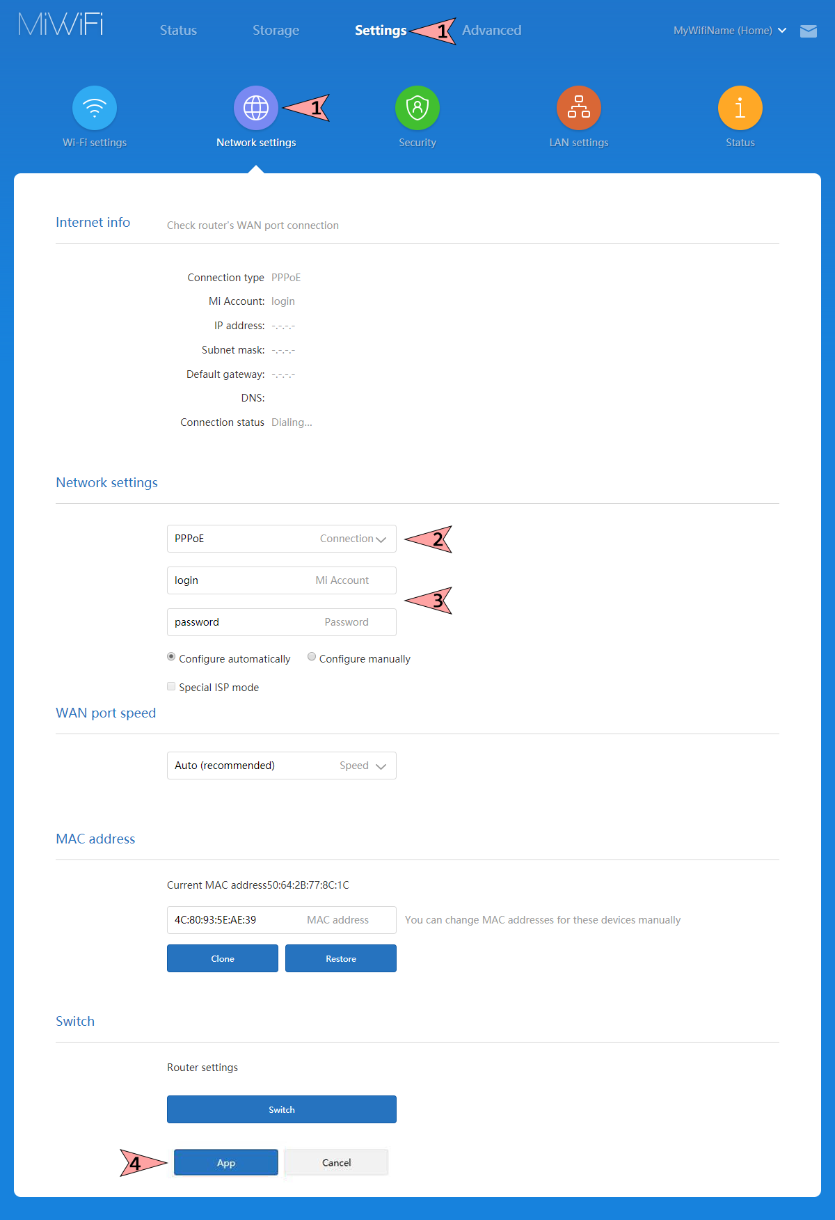 Налаштування роутера Xiaomi,6 Налаштування роутера Xiaomi,6 - інтернет-провайдер Briz в Одесі