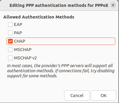 Configuring PPPoE on Linux,6 - Internet provider Briz in Odesa