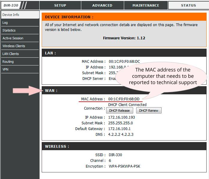 Orange D-Link Routher Interface: Setting up the router D-LINK ...
