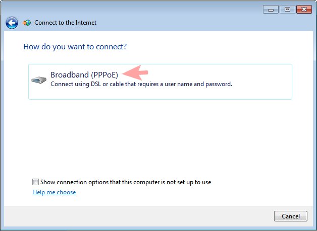 Configuring PPPoE in Windows 7,9 - Internet provider Briz in Odesa