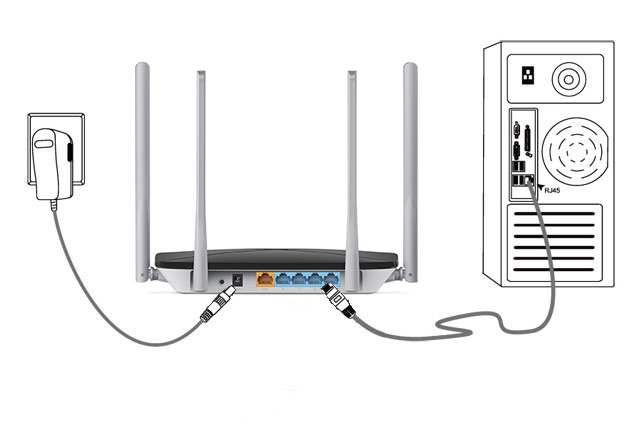Подключение интернета от роутера к компьютеру