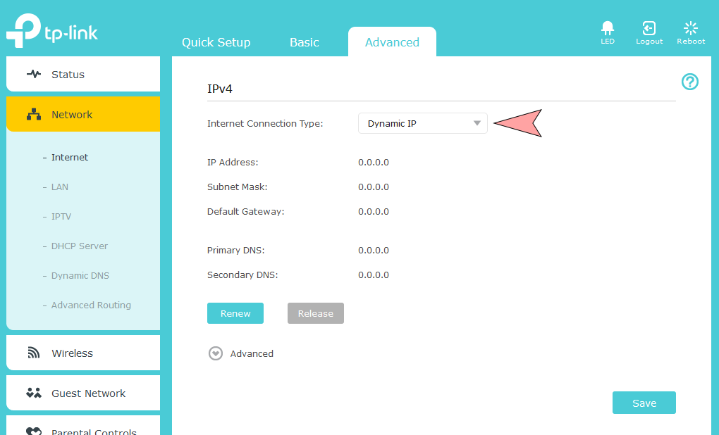 Переналаштування роутера на IPoE,3 - інтернет-провайдер Briz в Одесі