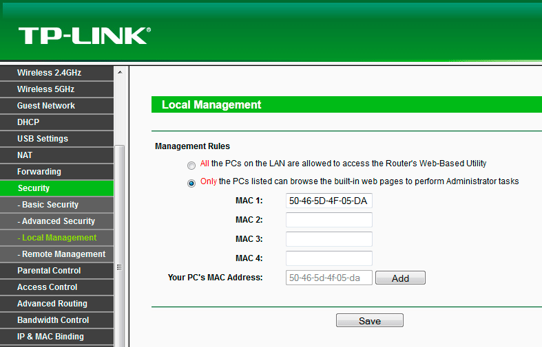 Advanced TP-LINK router settings,5 - Internet provider Briz in Odesa