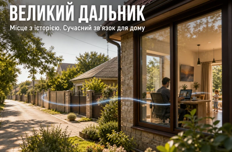 Internet and television in Velykyi Dalnyk - інтернет-провайдер Briz в Одесі