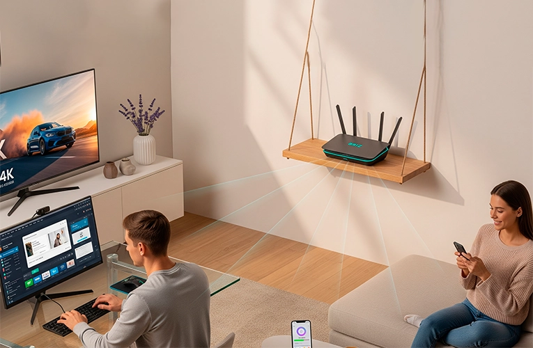 How to distribute internet between TV, computer, and smartphone without losing speed - інтернет-провайдер Briz в Одесі
